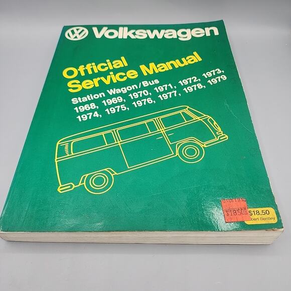 Volkswagen Official Service Manual for Station Wagon Bus 1968-1979 Good - Picture 14 of 14